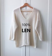 PART TWO SWETER LNIANY 100% LEN DEKOLT V PREMIUM 40/L