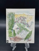 Jie Gantofta ceramiczny kafel vintage Szwecja płytka ścienna