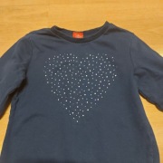 Bluza dziewczęca z sercem 