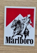 Nowa naklejka PRL lata 70 Malboro kowboj dziki zachód retro 