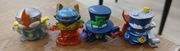 SUPER ZINGS ULTRA RZADKIE 4szt.: ENIGMA, MR. KING, KID KAZOOM, KID FURY