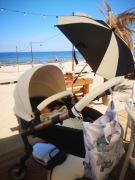 Wózek mima xari spacerówka gondola snow white 