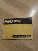 FSO 125p instrukcja obsługi 