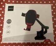 QI Rock 10W Uchwyt Samochodowy na szybę ładowarka bezprzewodowa | Nowy