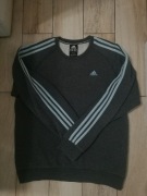 Bluza crewneck Adidas z logo 3 pasy