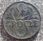 2 grosze 1934 obiegowa - czytelna