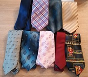 Zestaw krawatów 9 sztuk