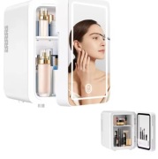 Mikrolodówka wielofunkcyjna – przenośna lodówka kosmetyczna z lustrem