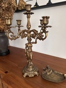 Świecznik z mosiądzu