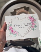 Ręcznie malowane pamiątki ślubne