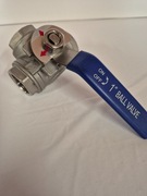 Zawór kulowy trójdrożny 1" BALL VALVE CF8M 1000OG Stal kwasowa.