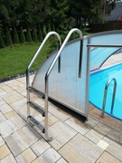 Drabinka standard 3-stopniowa ze stali nierdzewnej