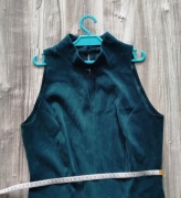 Wieczorowa sukienka butelkowa zieleń 