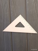 Ekierka szkolna linijka ZTS nowa nieużywana oryginalna z PRL