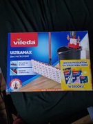 Nowy Mop Vileda Ultramax BOX + ściereczki Viledy