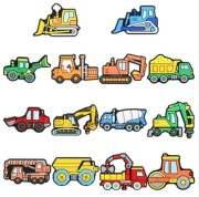 Przypinki charms piny do butów typu crocs pojazdy samochody auta 14