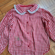 Vintage retro koszula bluzka dziewczęca  PRL UNIKAT