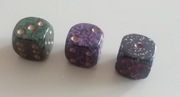 K6 Chessex, 3 sztuki 1,2cm (marmurek)