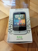 HTC Wildfire A3333 + pudełko, ładowarka oraz dodatkowa bateria