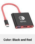 KABEL ADAPTER STACJA DOCK USB-C DO HDMI DO NINTENDO SWITCH 4K PD 100W TV PC