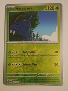 REVERSE HOLO Heracross 008/167 Karta POKEMON TCG Twilight Masquerade