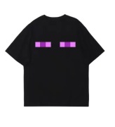 Koszulka Enderman Czarna Minecraft Y2K