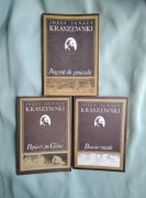 Zestaw książek J Ignacy Kraszewski Bracia Rywale Powrót do gniazda Papiery 
