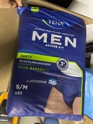 Majtki chłonne TENA Men Pants Plus M, 60 sztuk (2 paczki)
