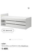 Łóżko SLÄKT z IKEI