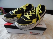 Sneakersy ARTIKER buty sportowe czarno-żółte lekkie wygodne r. 41