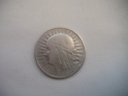 POLSKA MONETA 2 zł  1932 r. GŁOWA KOBIETY JADWIGA (SREBRO ) zzm
