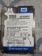 Dysk HDD 2,5" WD Scorpio Blue 320GB WD3200BPVT