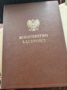 Teczka z napisem Ministerstwo Łączności PRL 
