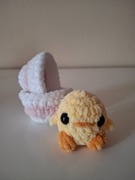 Kurczaczek w pisance | pluszak na szydełku 