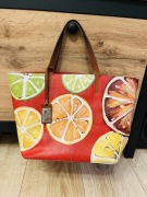 Torebka skórzana Venezia ręcznie malowana