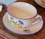 Zestaw śniadaniowy dla dzieci  filiżanka + talerzyk