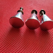 Stare uchwyty meblowe gałki do mebli PRL 3 szt SREBRNE 