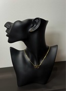 Zestaw Naszyjnik Dwa Serca + Kolczyki Serce złote Idealny Prezent