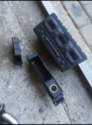 Kosz 2din, ramka, panel klimatyzacji, przyciski b7