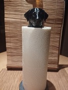 Stojak na ręcznik papierowy lub papier toaletowy labrador retriever 