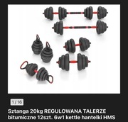 Sztanga 20kg regulowana HMS
