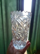 Wazon kryształowy PRL