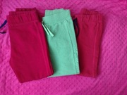 Benetton Zara Okaidi Next 3- pack spodni dresowych chłopiec rozm. 140 super