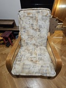 fotel wypoczynkowy typu bujak