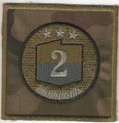 Naszywka 2 Korpusu Polskiego z Krakowa.