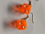 Kolczyki kości do gry 