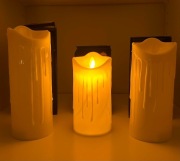 Świeczki LED Spływający wosk