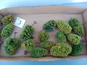 Drzewka rośliny na makiete skala HO TT .