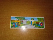 Domki Instrukcja obsługi ulotka karteczka od kinder niespodzianki