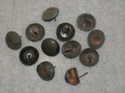 DUŻE GUZY TAPICERSKIE BAROKOWE MOSIĘŻNE Z ODZYSKU